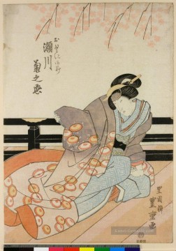 Der Kabuki Schauspieler segawa kikunojo v als okuni gozen 1825 Utagawa Toyokuni Japanisch Ölgemälde